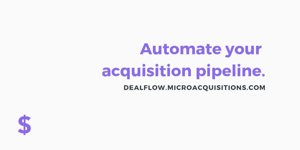 Dealflow by Micro Acquisitions media 1