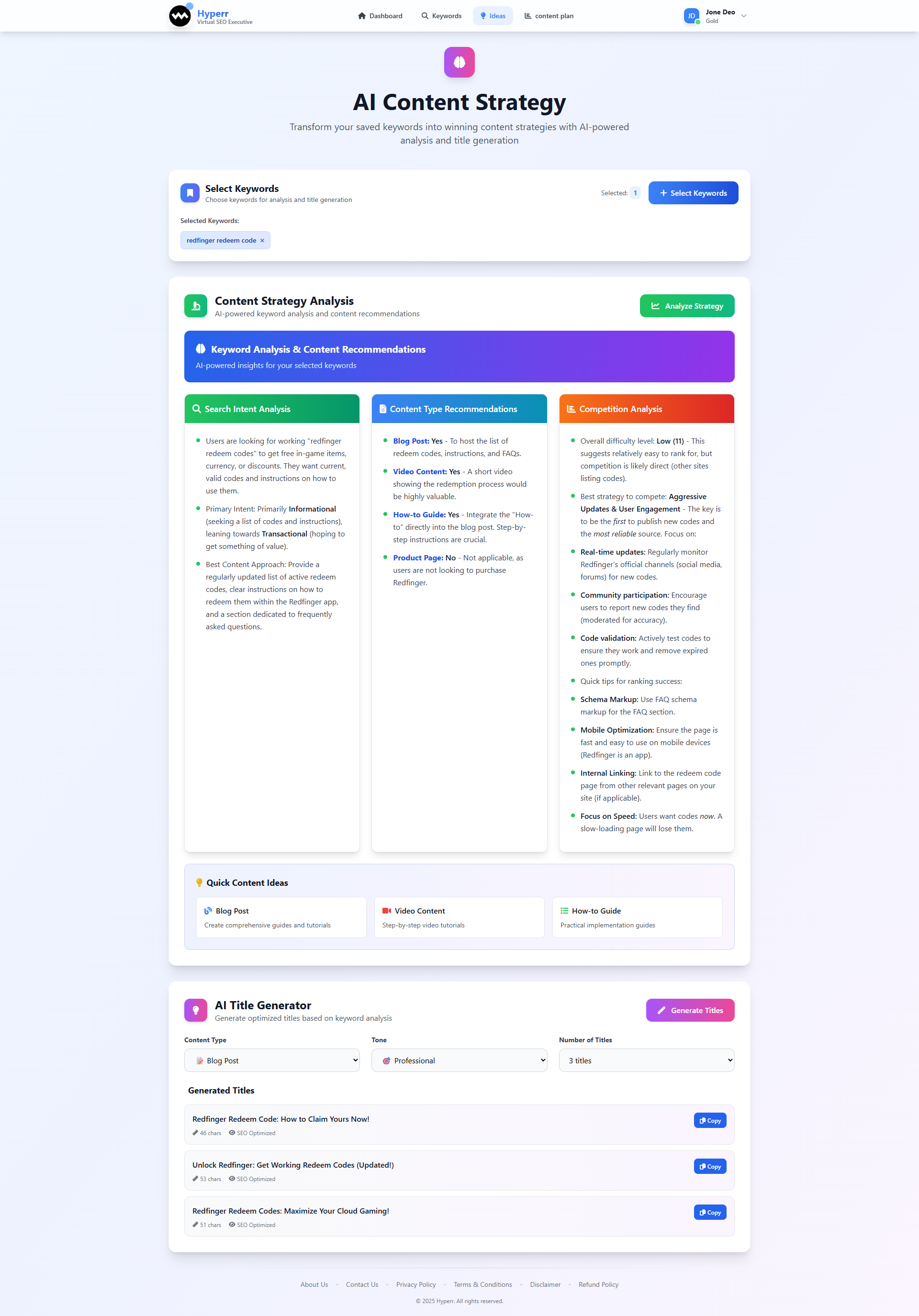 Mídia 3 de Hyperr era - SEO simplificado, os resultados tornados poderosos