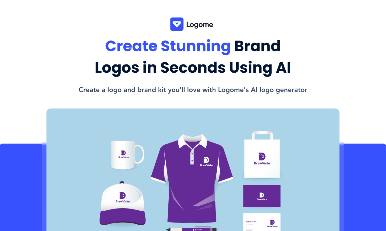 logome - Craft your ideal logo & brand kit in seconds with AI
