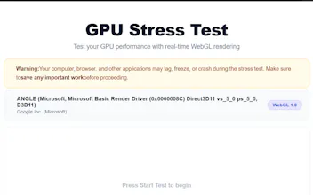 GPU Benchmark & Stress Test gallery image