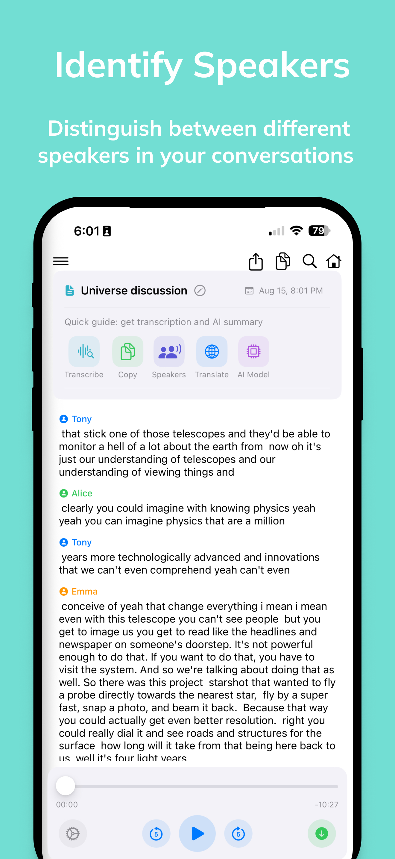 Live Transcribe AI gallery image