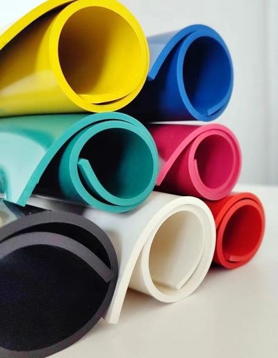 Silicone rubber sheets