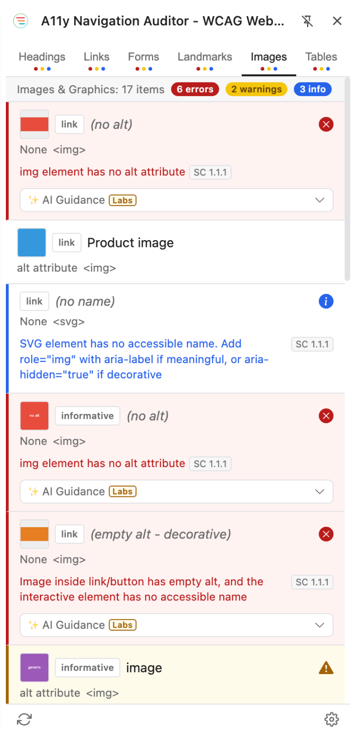 A11y Navigation Auditor gallery image