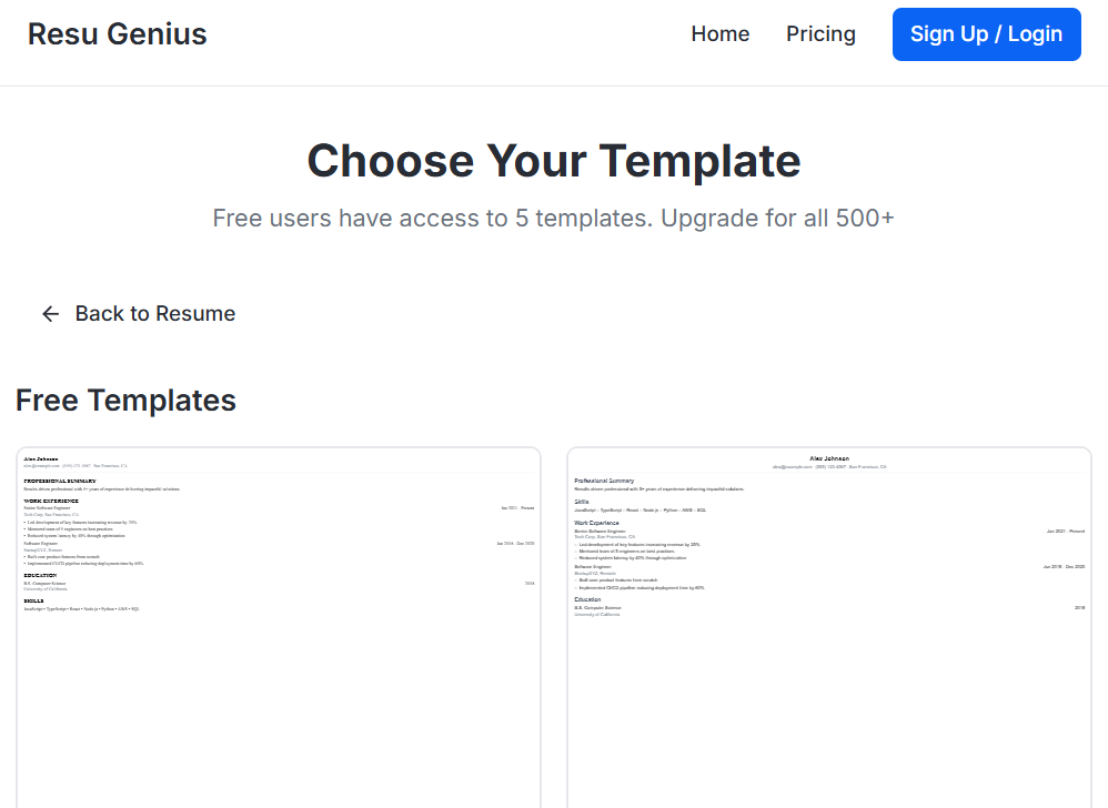 Resu Genius gallery image