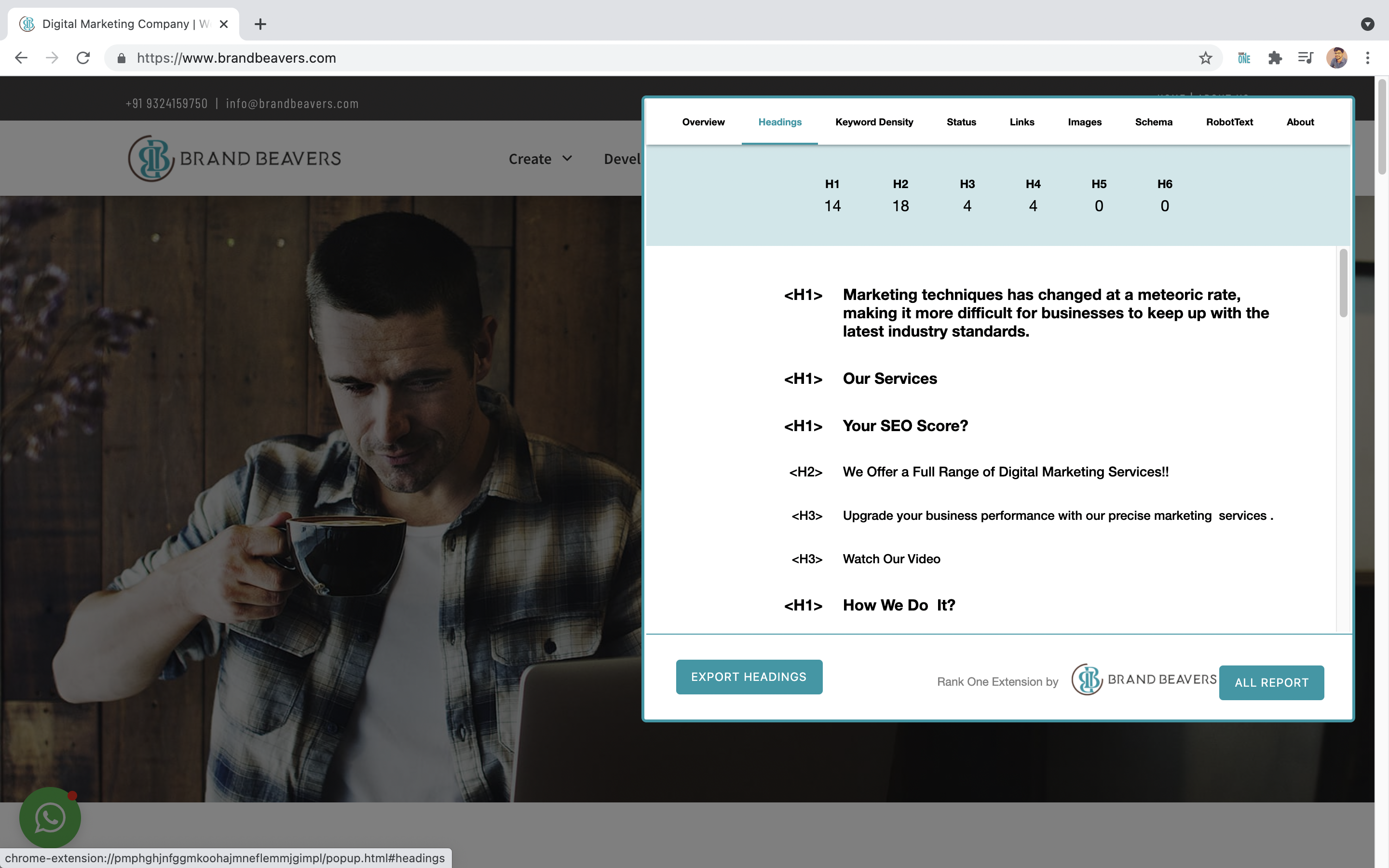 Rank One: On-Page SEO extension gallery image