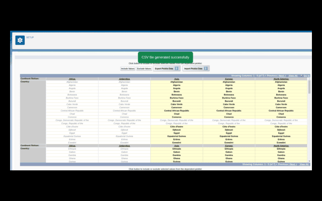 Salesforce Picklist nhập/xuất khẩu media 1