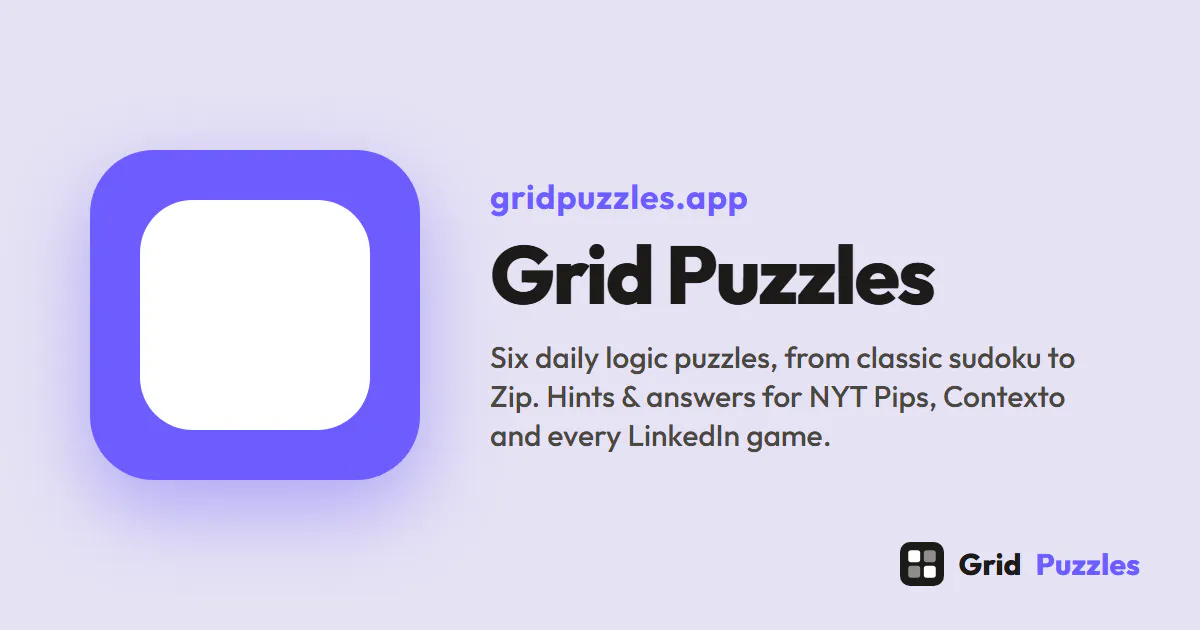 Grid Puzzles LinkedIn Game Answers Today gallery image