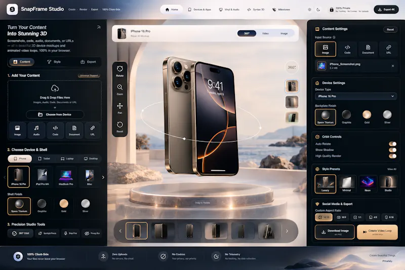 SnapFrame Studio screenshot 2