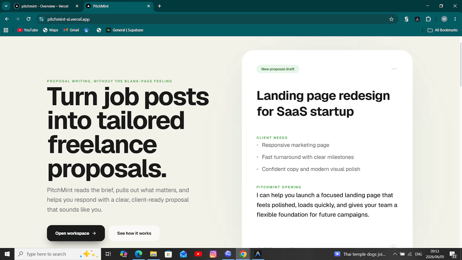 PitchMint screenshot 2