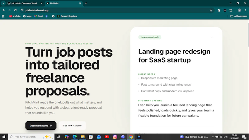 PitchMint screenshot 2