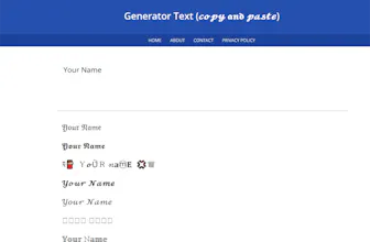 Generator Text gallery image