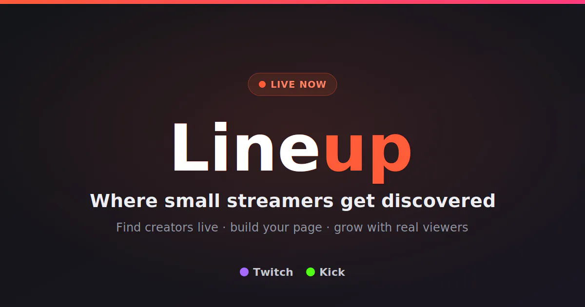 Lineup gallery image
