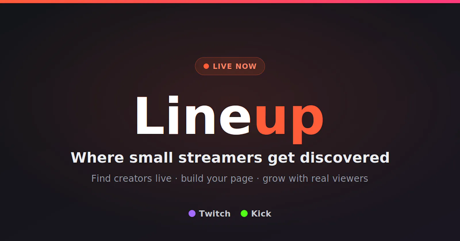 Lineup screenshot 1