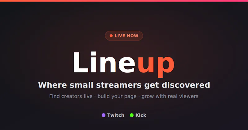 Lineup screenshot 1