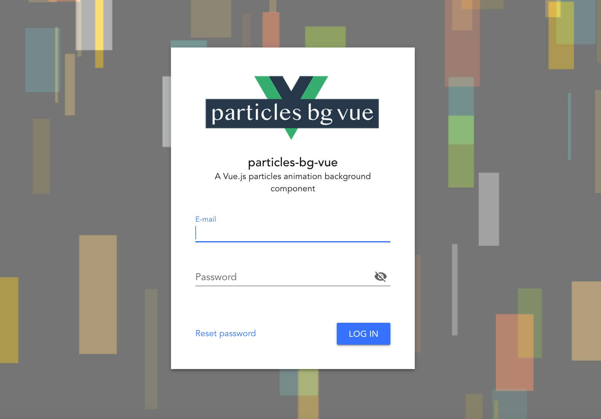 particles-bg-vue gallery image