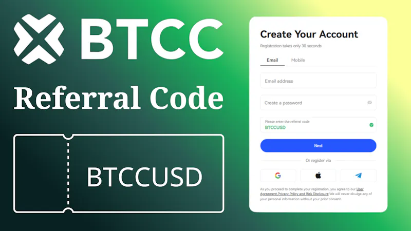 BTCC Referral Code Best Signup Offer screenshot 2