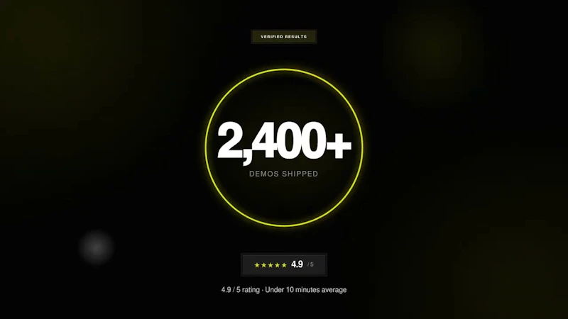 MakeMyDemo screenshot 1 (video preview)