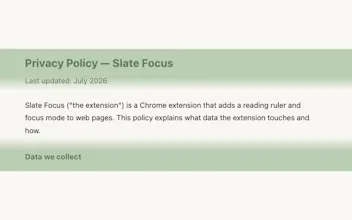 Slate Focus gallery image