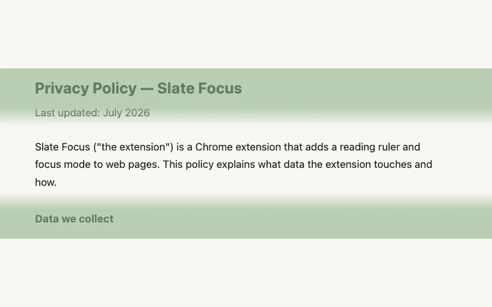 Slate Focus screenshot 1