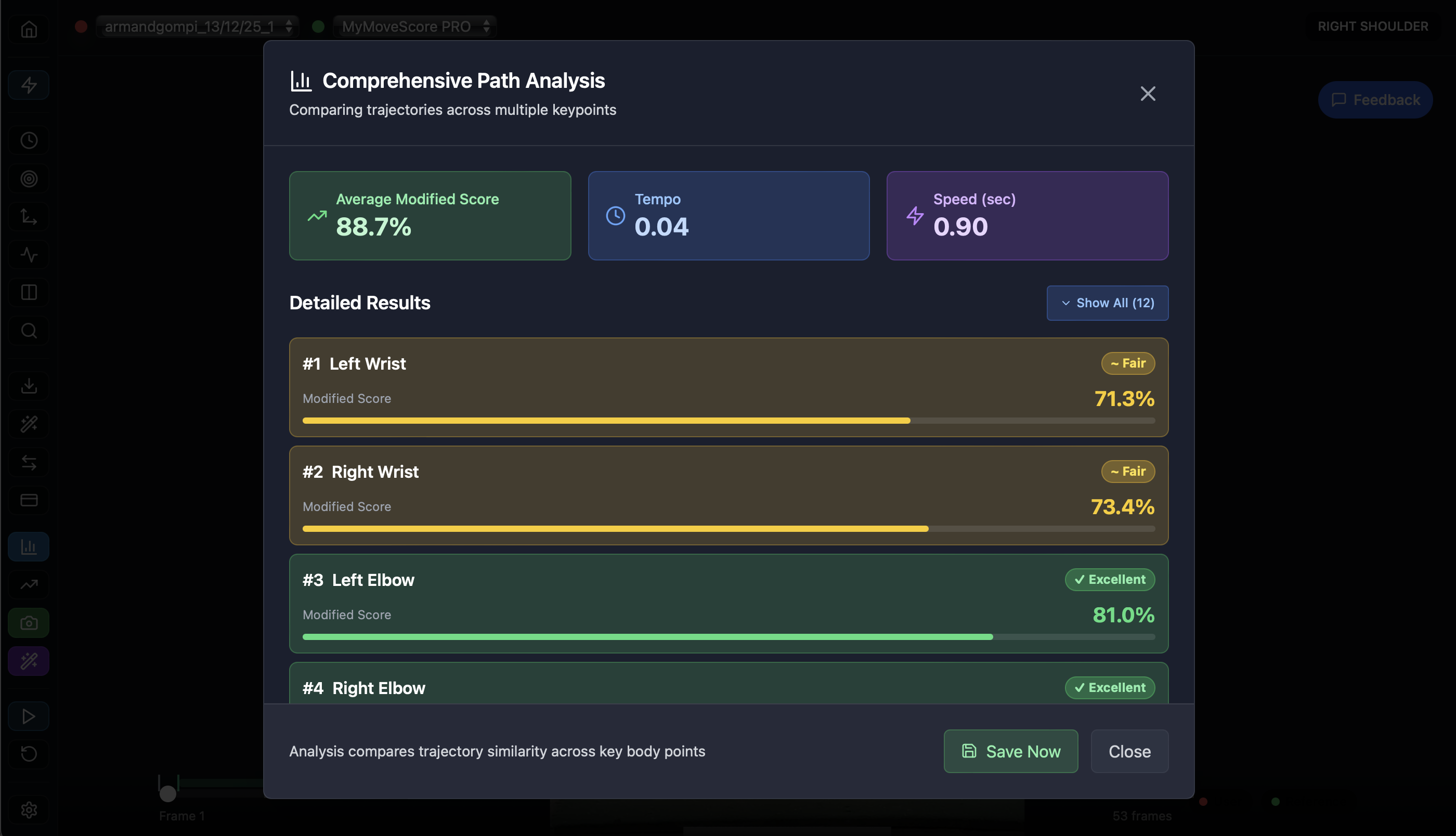 My Move Score gallery image