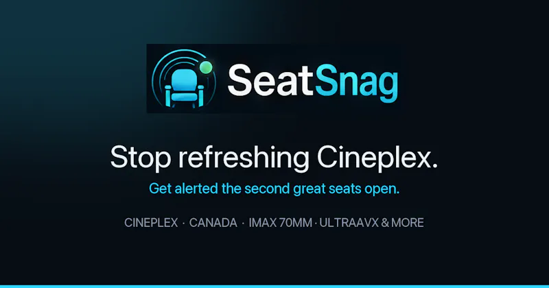 SeatSnag screenshot 2