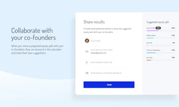 Capbase Startup Equity Calculator gallery image