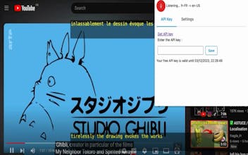 Live subtitle with translation gallery image