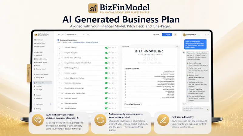 BizFinModel screenshot 7