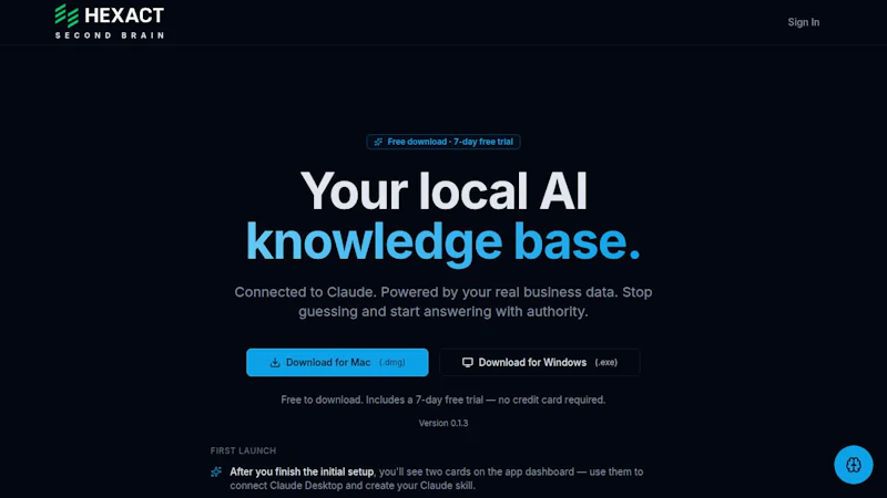 Second Brain by Hexact screenshot 1