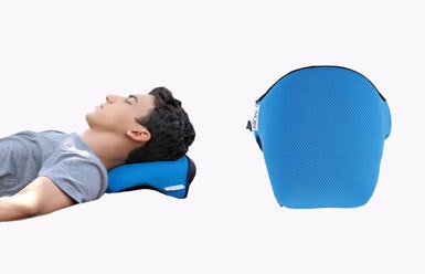 LANGRIA Astronaut Memory Foam Travel Pillow gallery image