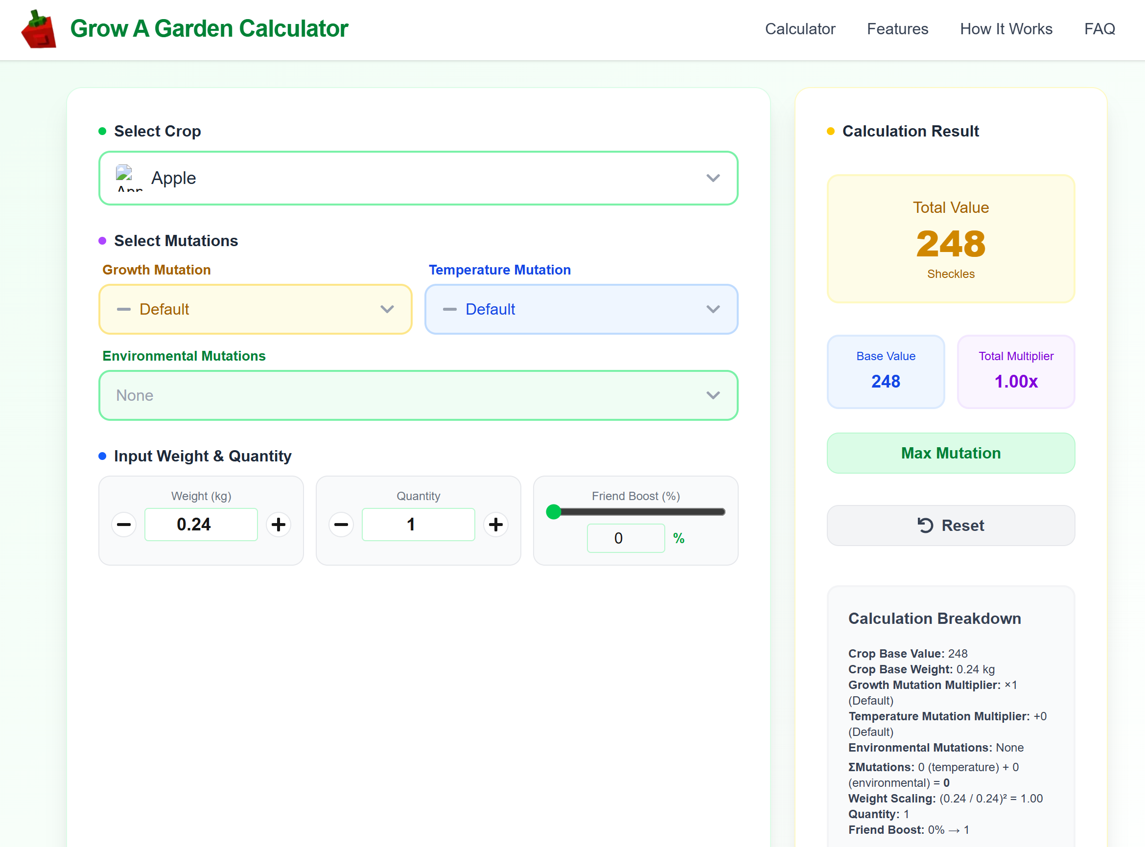 Grow A Garden Calculator gallery image