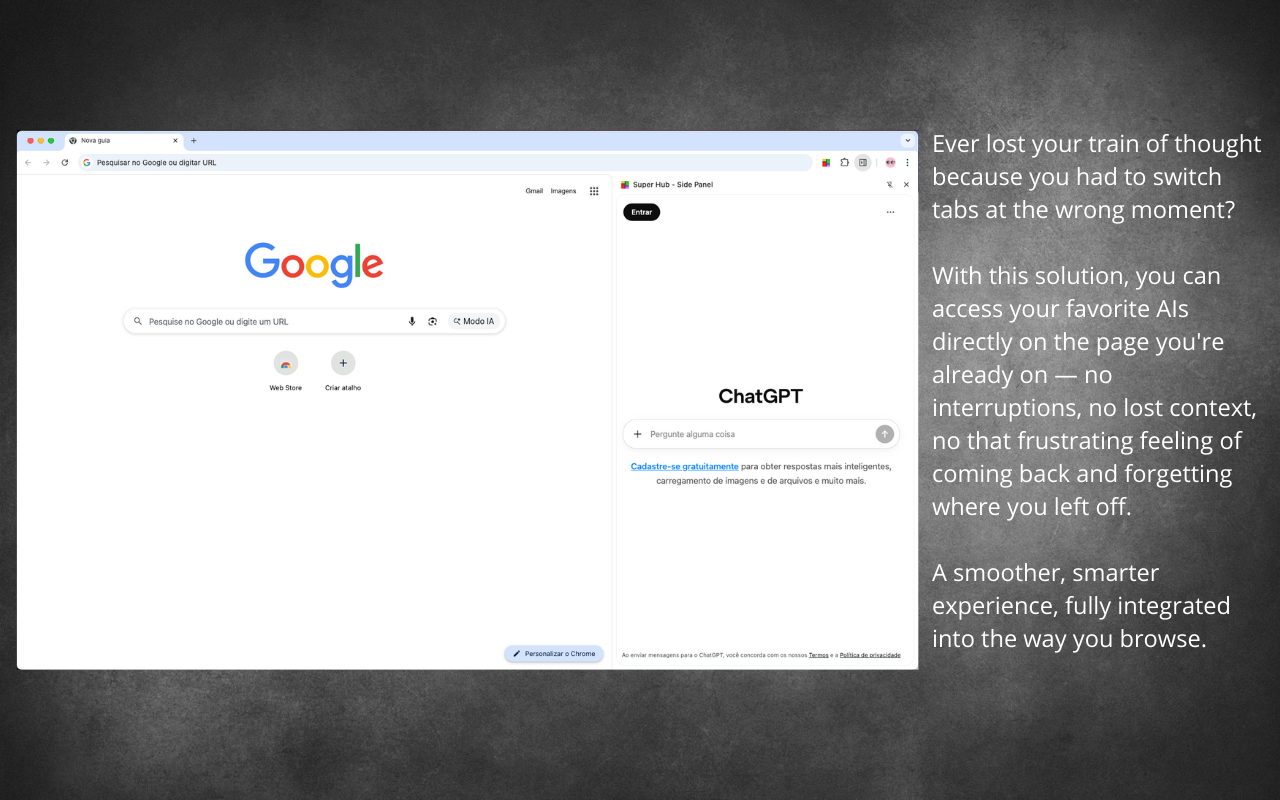 Super Hub - AI Side Panel gallery image