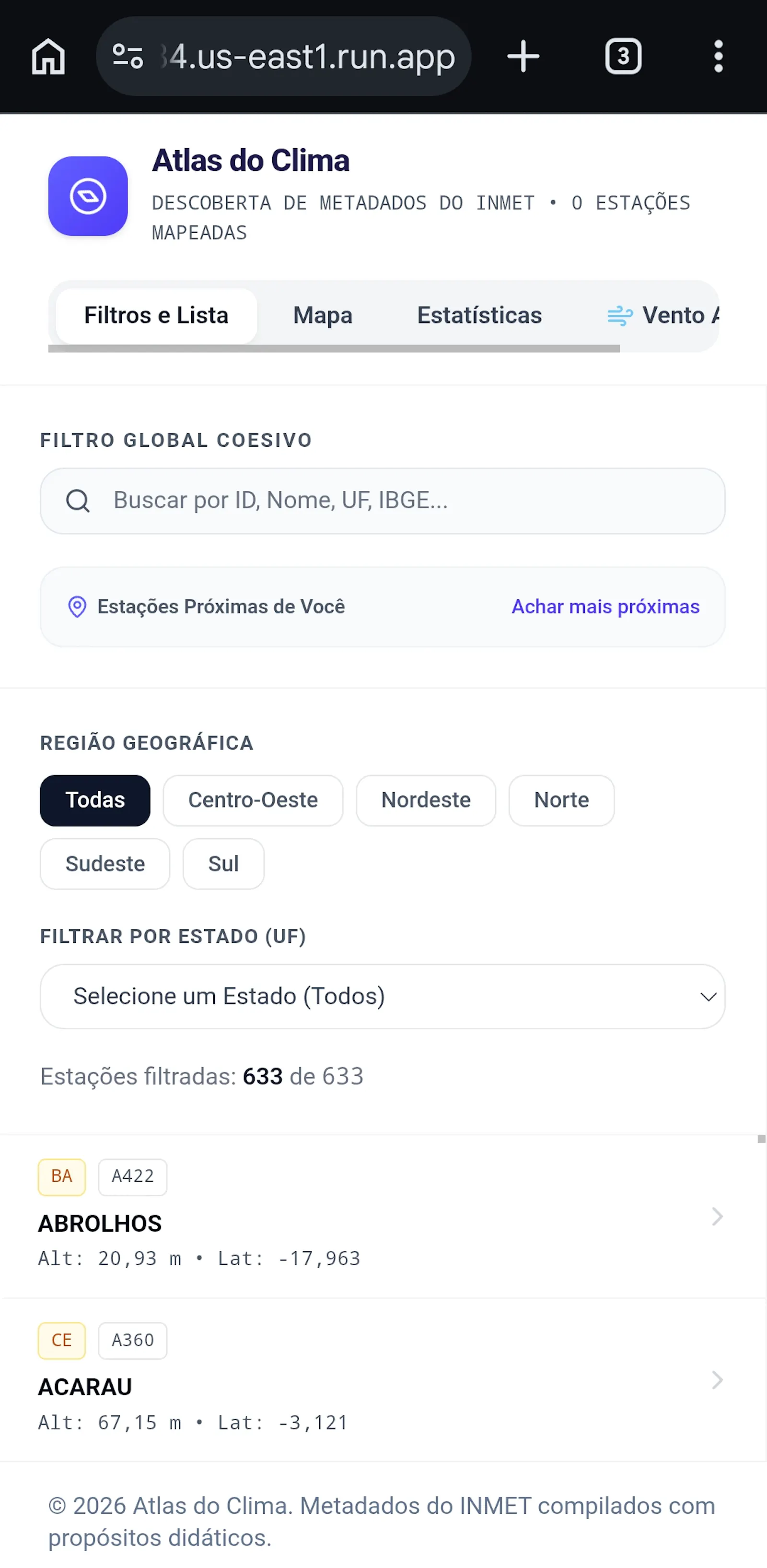 Atlas do Clima screenshot 1