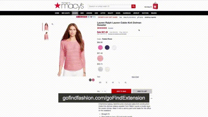 Gofind.Ai Fashion Image Search (Extension)