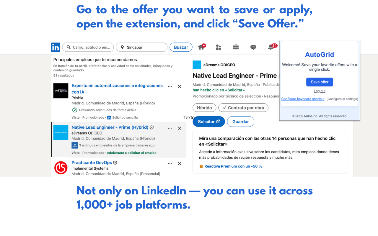 AutoGrid - Screenshot 2 showing product features and functionality