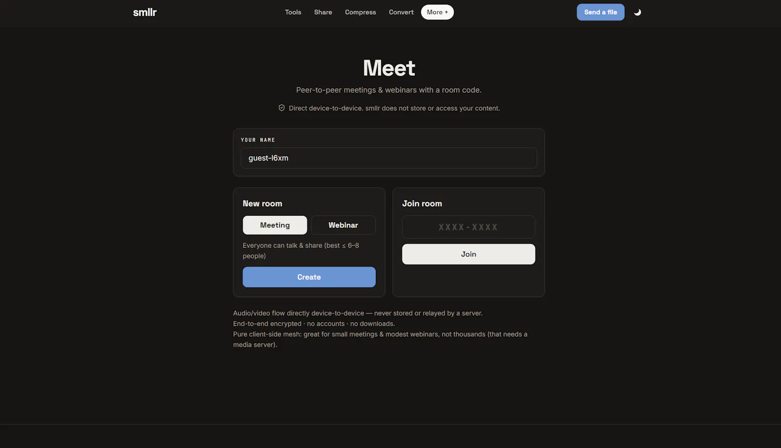 smllr screenshot 2