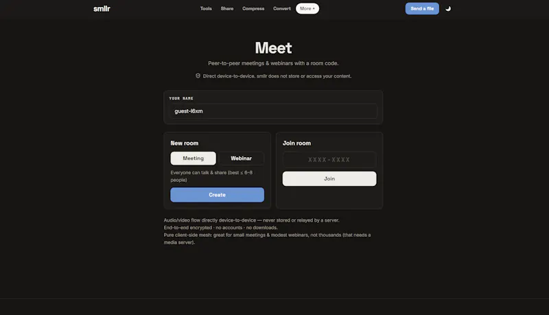 smllr screenshot 2