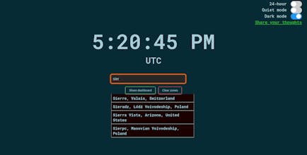 Current Time UTC gallery image