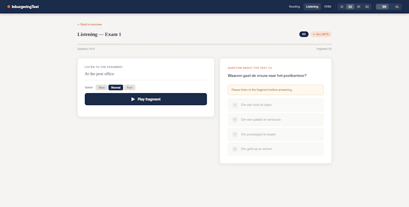  InburgeringTest.nl screenshot 3