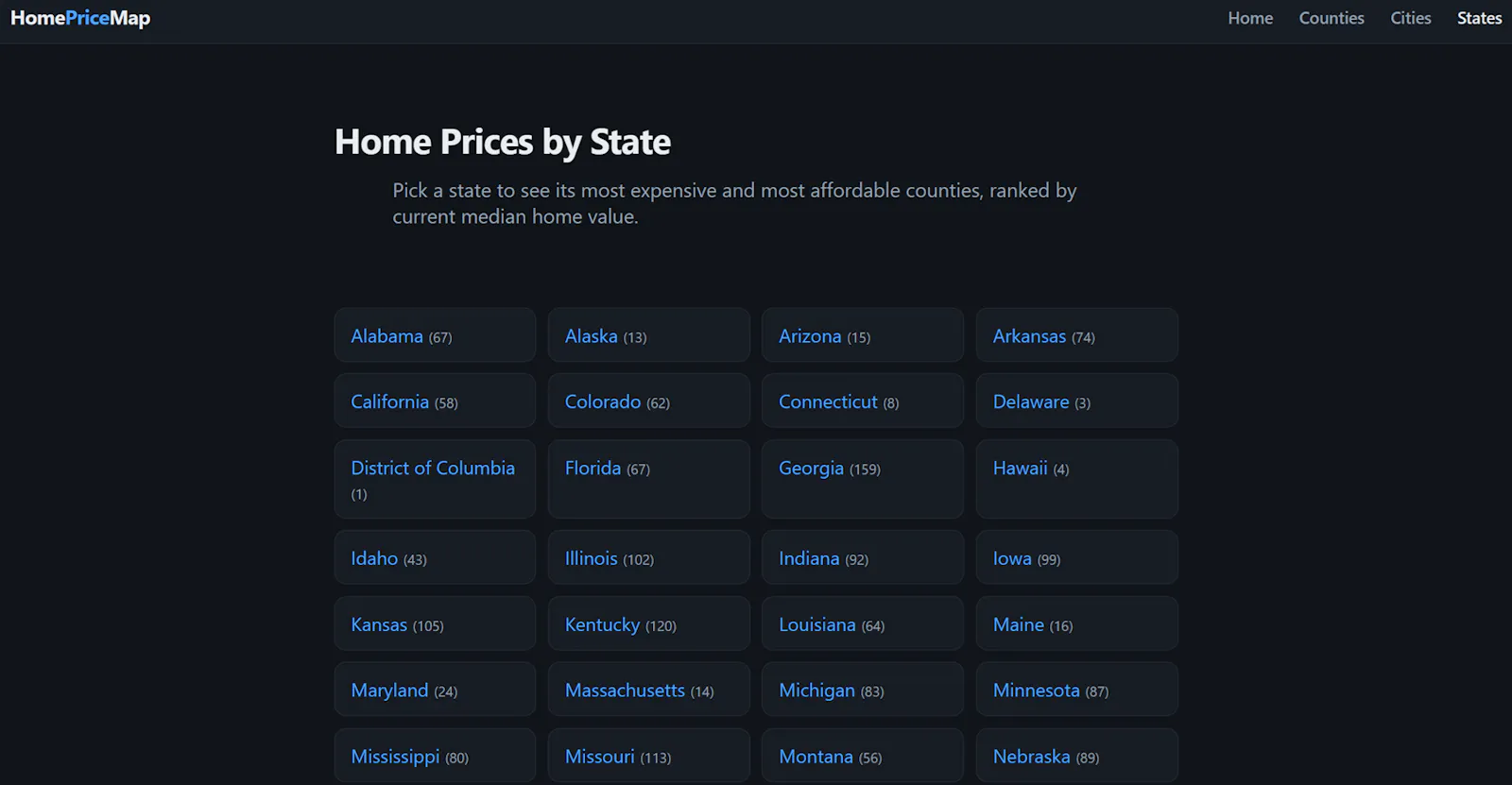 Home Price Map — Median Home Values Maps screenshot 4