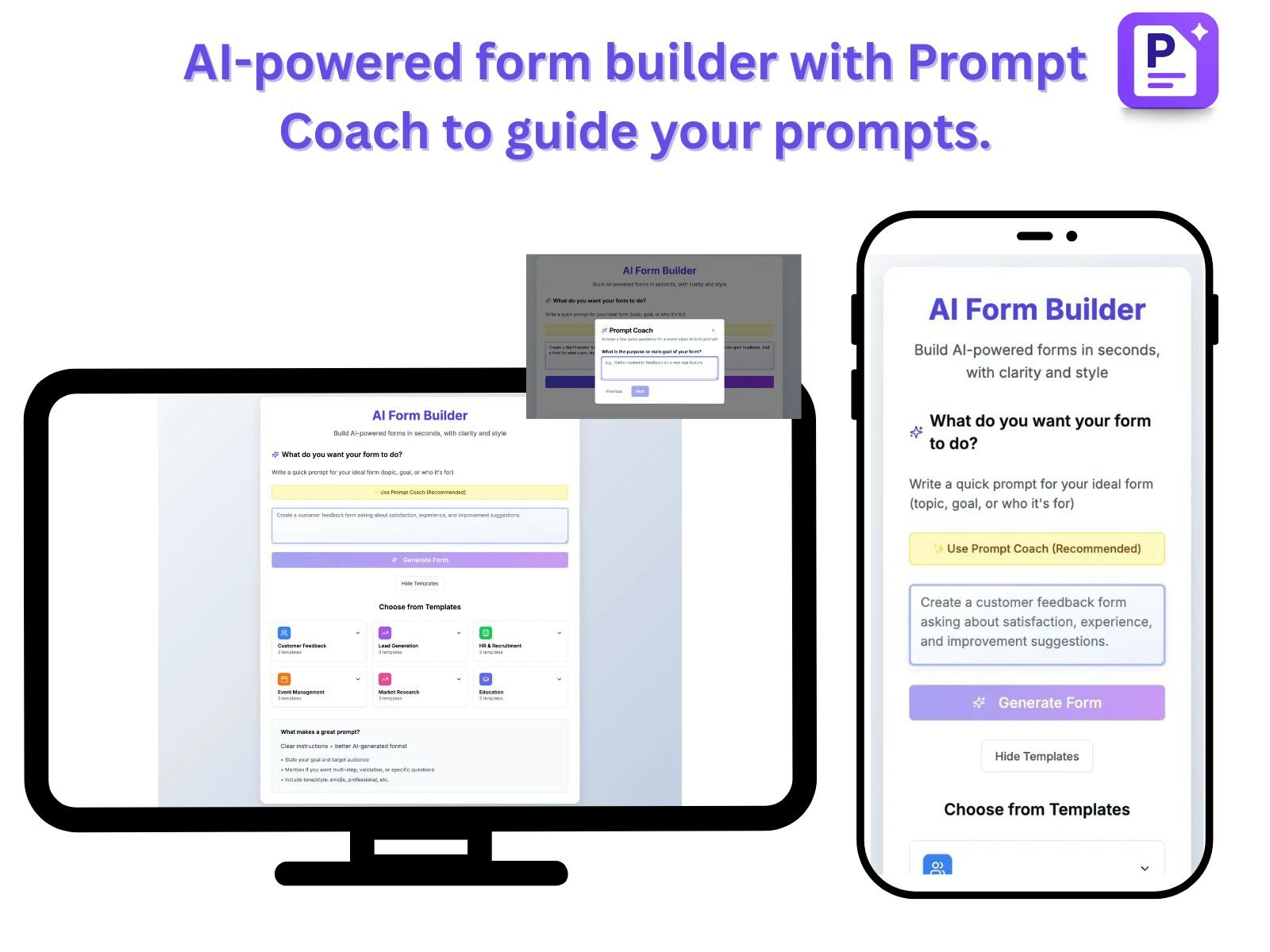 Promptly Forms — AI-Powered Form Builder media 3