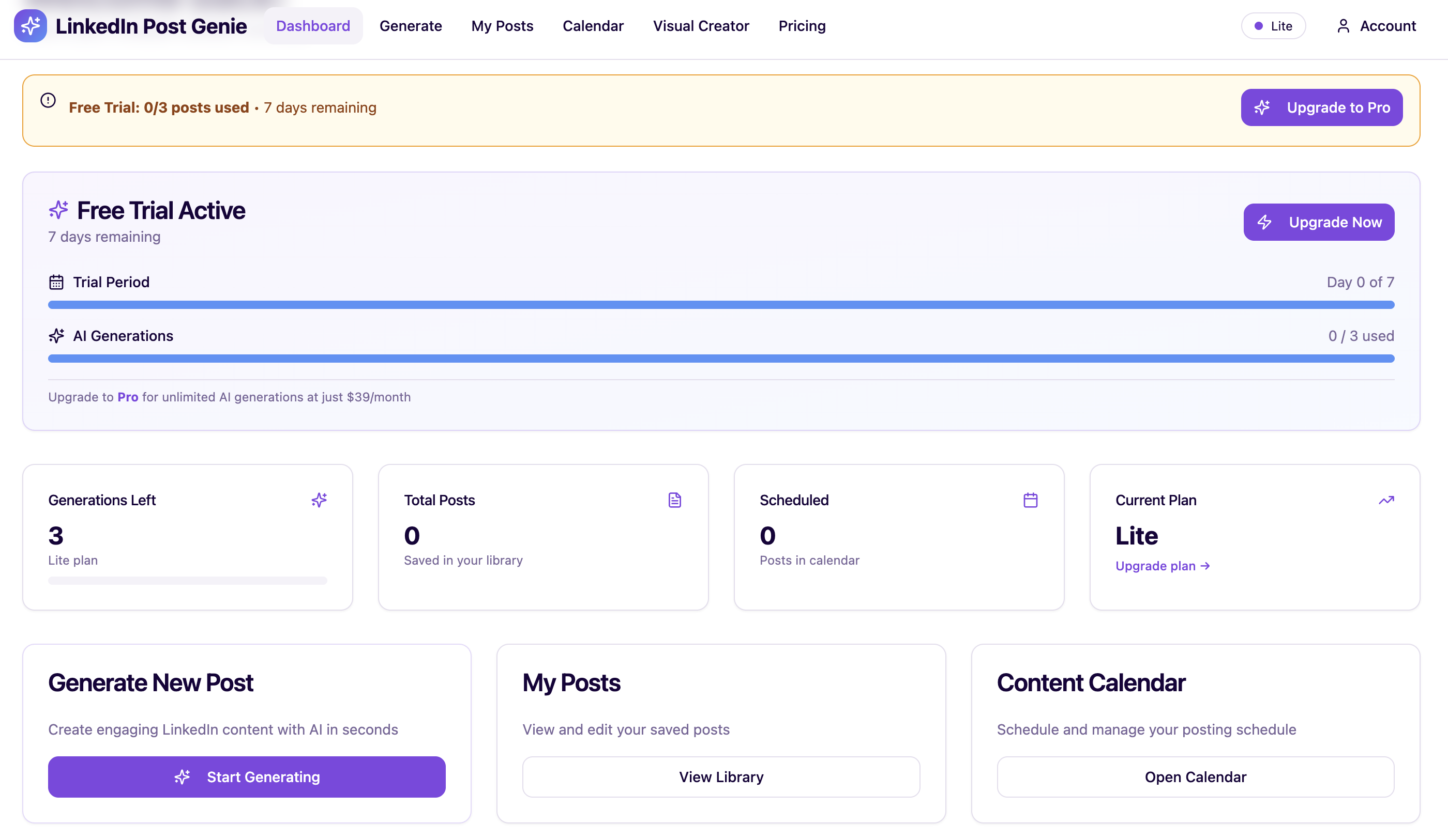 PostGenie - Screenshot 3 showing product features and functionality