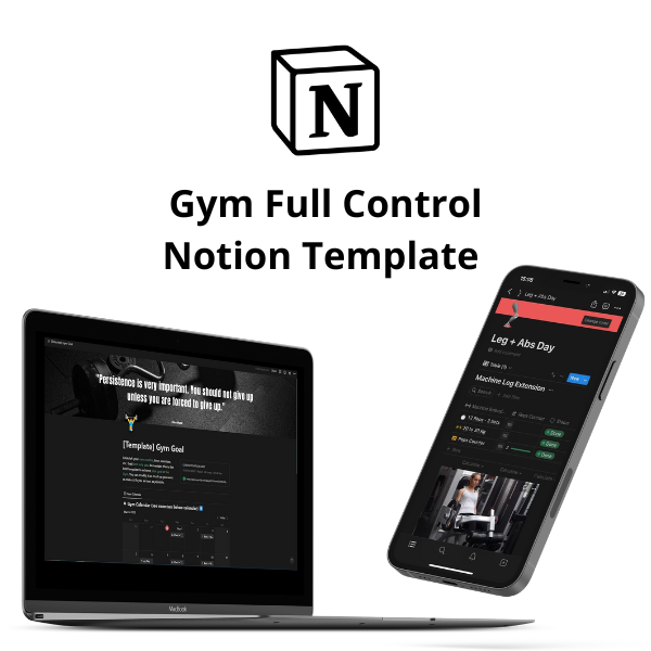 Notion Full Progress Gym Template logo