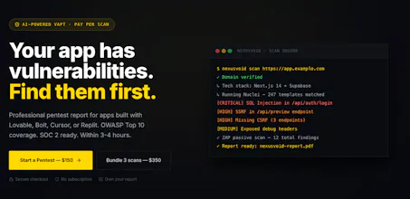 Nexus Void Automated Penetration Testing gallery image