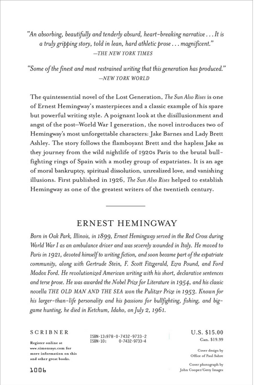 The Sun Also Rises gallery image