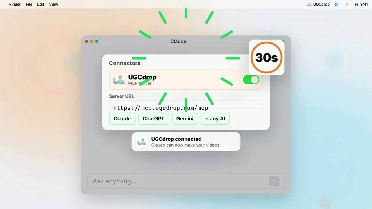 UGCdrop - make Real UGC via MCP gallery image