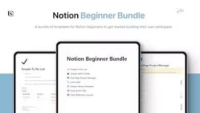 Notion Beginner Bundle gallery image
