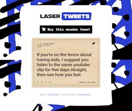Laser Tweets gallery image