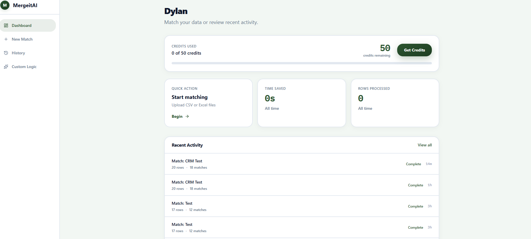 Mergeit AI 2.0 - Screenshot 2 showing product features and functionality