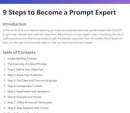 9 Steps to Become a Prompt Expert gallery image